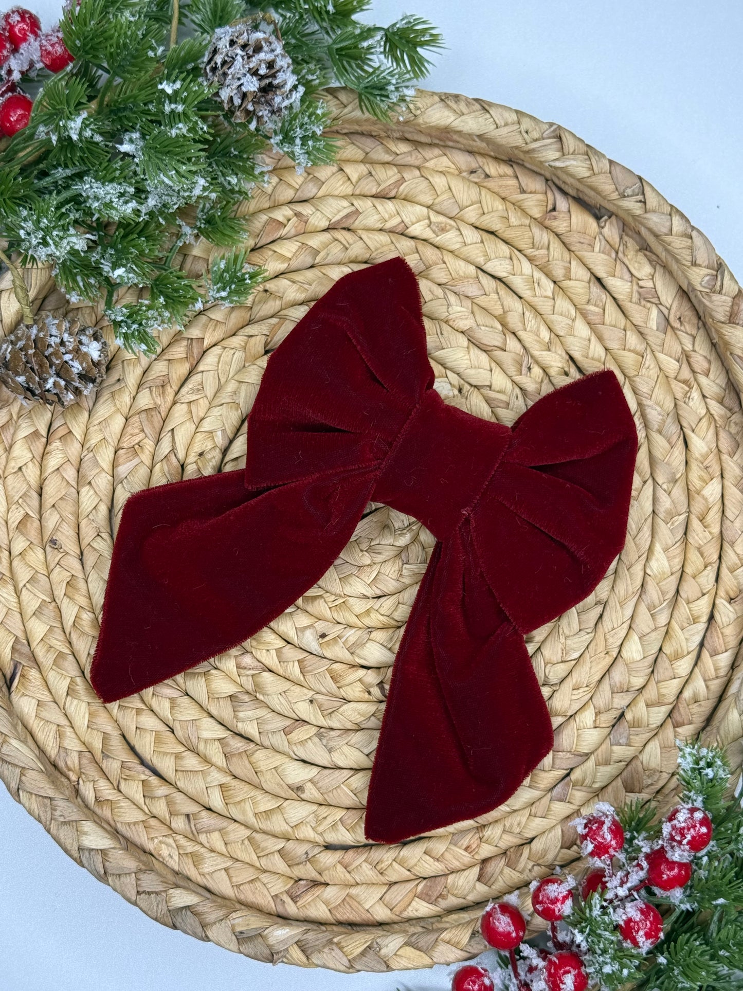 Velvet Noël Bow